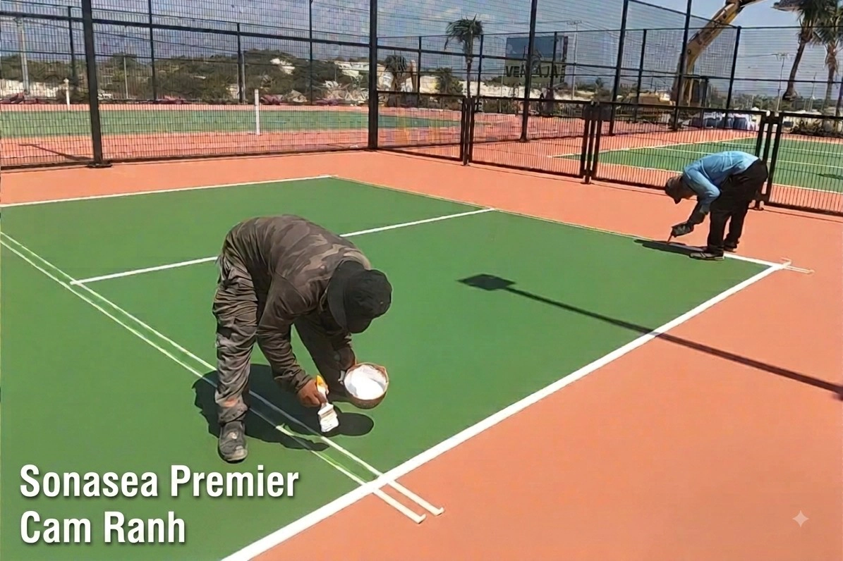 CHUYÊN KỸ THUẬT THI CÔNG CỤM SÂN PICKLEBALL NGOÀI TRỜI